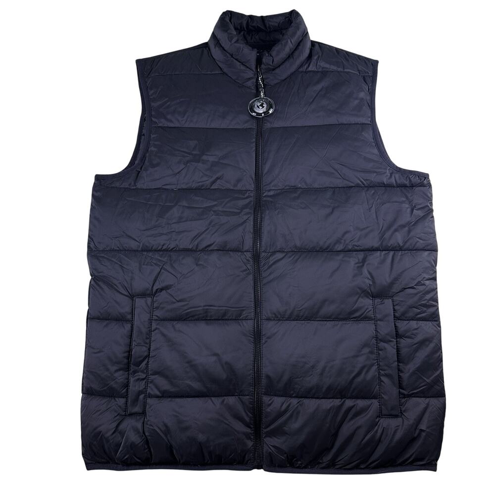Black Puffer Vest Swiss tech Men’s size Medium
